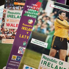Irish Football Programmes