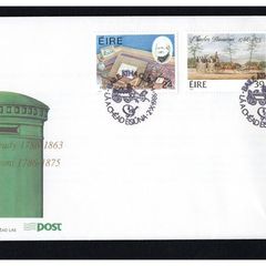 1986 Ireland Bicentenary of the Birth of Mulready & Charles Bianconi Commemorative Stamps An Post First Day Cover (FDC)