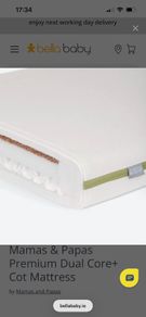 Baby cot mattress