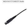 AKG headphone professional studio cable Mini XLR jack (B-lock) on 3.5 mm stereo jack Length: 1 m Image 2