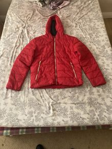 Jack & Jones Red Puffer Jacket