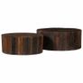 Coffee Table Set 2 Pieces Solid Reclaimed Wood Image 6