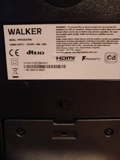 50" Walker Smart Television