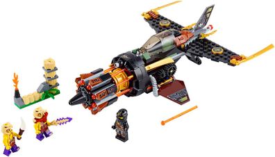 Lego Ninjago 70747: Boulder Blaster (2015) 100% Complete (NO BOX)