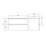 Cersanit Virgo Vanity Unit White Gloss 80cm (cabinet + Washbasin) Image 6