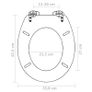 Toilet Seats with Soft Close Lids 2 pcs MDF Brown Image 8