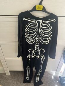 4-6y boy Skeleton costume