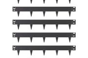 Steel Landscape Edging 5 Packs 39 x 3in Rust-Resistant Pathway Divider