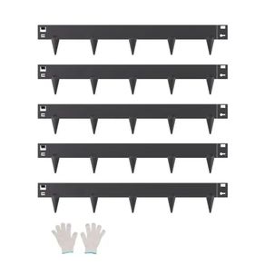 Steel Landscape Edging 5 Packs 39 x 3in Rust-Resistant Pathway Divider