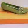 Solada Moda Ladies Green Suede Shoes New With Box Size UK3 Jewel Detail Low Heel CAN POST Image 8