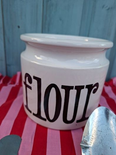 Vintage T.G. Green Flour Jar