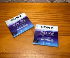 NEW Sony DVD-RW 60min 2.8GB Camcorder Mini Discs x2