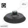 GLASS POLISH 12613 Hook and Loop Rotary Backing Pad, Sanding, Polishing Backer | Thread: 5/8"-11 | 125 mm Image 3