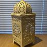 Decorative Cream Metal Moroccan-Style Lantern Image 2