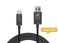 main image for ad 1.8M Micro USB Cable Phone Charging Cord 2.0 Data sync Charger Cable for Samsung