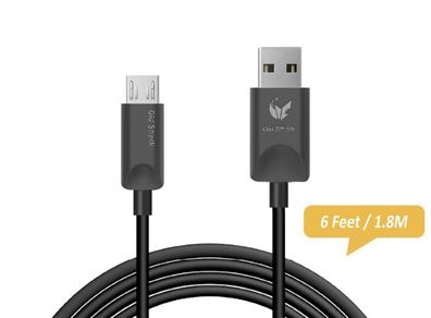 1.8M Micro USB Cable Phone Charging Cord 2.0 Data sync Charger Cable for Samsung
