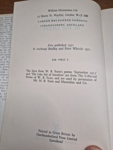 1st edition with oleary in the grave by james carrick