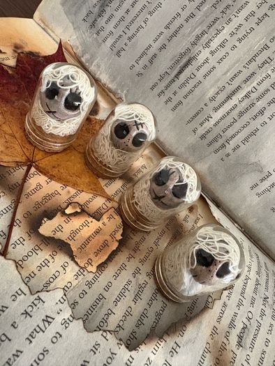 Miniature Captured Spirits in Glass Domes