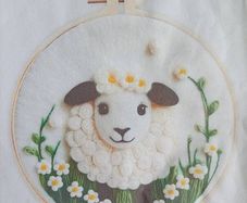 Needle Felting kit "Sheep"