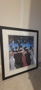Jack Vetriano framed and mounted print- " The Waltzers"