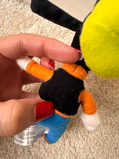 Disney Parks Store Goofy Plush Approx. 15 cm. opened mouth Used Please see photos