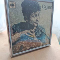 Rare Vintage Bob Dylan Original CBS Promotional Record Store Display Poster in Nielsen Frame