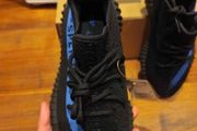 Dazzling blue Yeezys