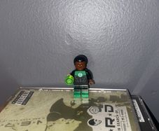 Lego Green Lantern John Stewart Minifigure Genuine DC Conics Minifigure