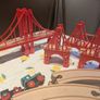 200-piece BRIO wooden train track and trains set Image 6