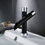 Unique Waterfall Tap Bathroom Sink Taps Black Basin Mono Mixer Tap Single Lever Commercial with UK Fittings for Bathroom Kitchen Faucet (FREE POSTAGE) Image 5