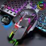 3200DPI Ergonomic Wired Gaming Mouse USB Gaming RGB Gamer Mouse 6 Button LED Image 2