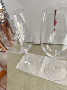 Set of 2  Marquis Waterford Crystal Vintage 1990s Tasting Collection Wine Glasses