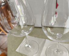 Set of 2  Marquis Waterford Crystal Vintage 1990s Tasting Collection Wine Glasses