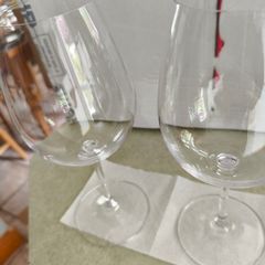 Set of 2  Marquis Waterford Crystal Vintage 1990s Tasting Collection Wine Glasses