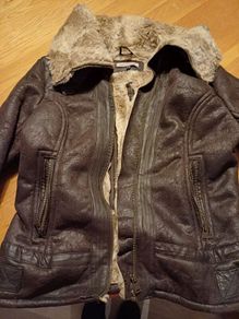 ladies Bershka fur jacket