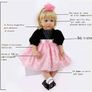 24 inch 60cm Reborn Dolls Girl Soft Silicone Vinyl Realistic Reborn Babies Handmade Newborn Baby Dolls Birthday Gifts for Ages 3+ Toys Gifts Image 2