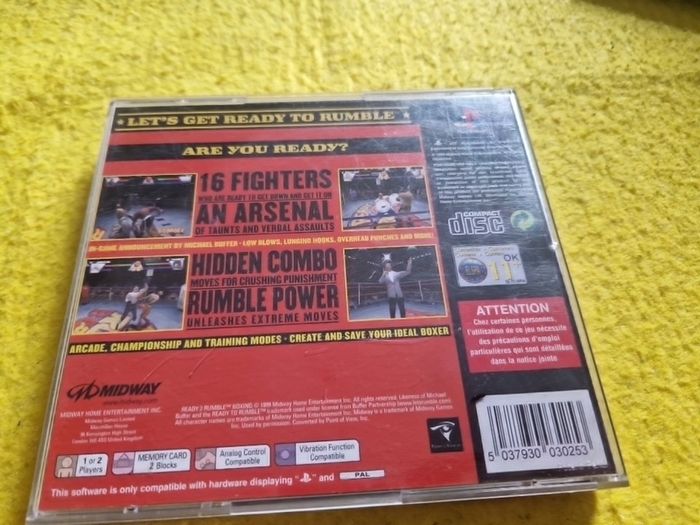 Ready 2 Rumble Boxing PlayStation1 Ps1 PlayStation2 Ps2 games Original