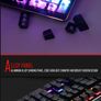 New IMICE MK-X80 USB Wired Luminous Lit Mechanical Gaming Keyboard Black Image 10