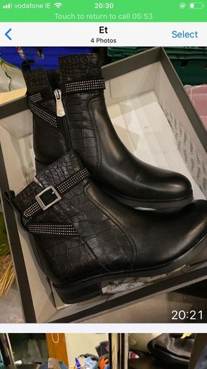 Cressy leather ankle boots size 5