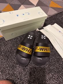 Off White industrial delt slides new