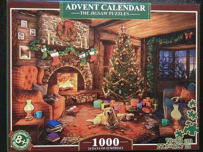 Advent Calendar Christmas 1000 Piece Puzzle