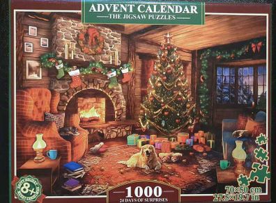 Advent Calendar Christmas 1000 Piece Puzzle