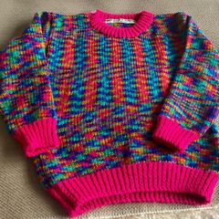 Handknit Girls sweater