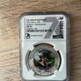 2021 Cook Islands Alabama Yellowhammer 1oz Silver Coin NGC MS70 - 7K State Animal Series Image 3