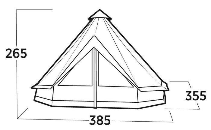 Easy Camp Vaulen 7 Person Bell Tent New