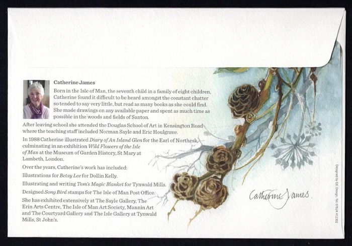 2014 Isle of Man Sepac Winter Flora Commemorative Stamp First Day Cover (FDC)