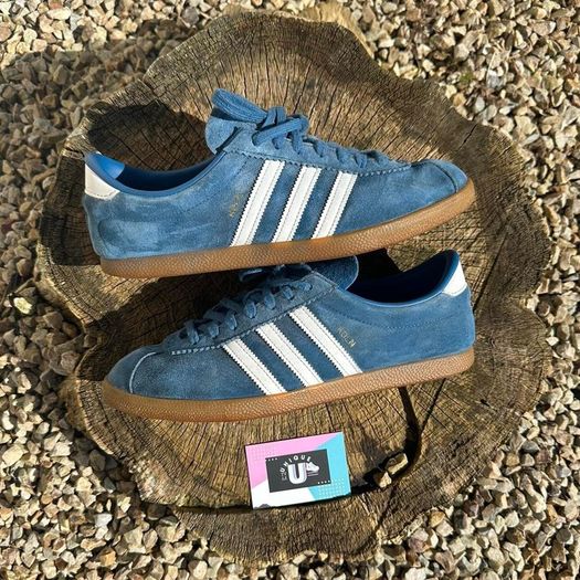Rare Adidas Koln Blue Suede Gum