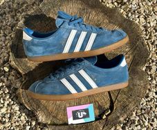 Rare Adidas Koln Blue Suede Gum
