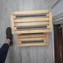 2-step wooden step stool Image 3