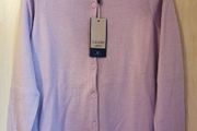 BNWT - GALLERY merino blend cardigan UK 8